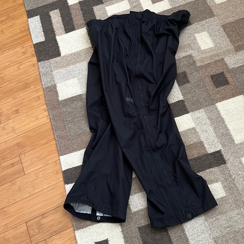 REI Co-op Peak 2.5 Full-Zip Rain Pants Men's Size XXL short - Picture 2 of 13